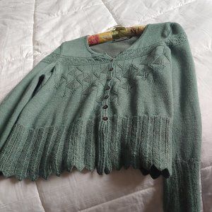 Peruvian Connection green sweater